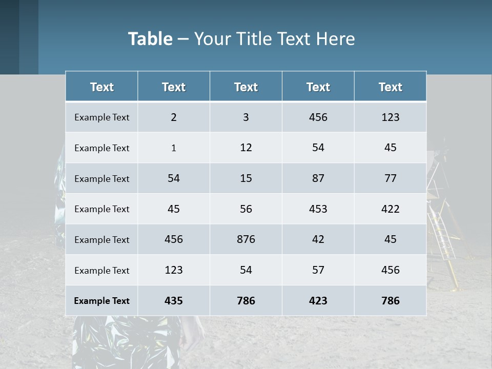 Space Lunar Astrounaut PowerPoint Template