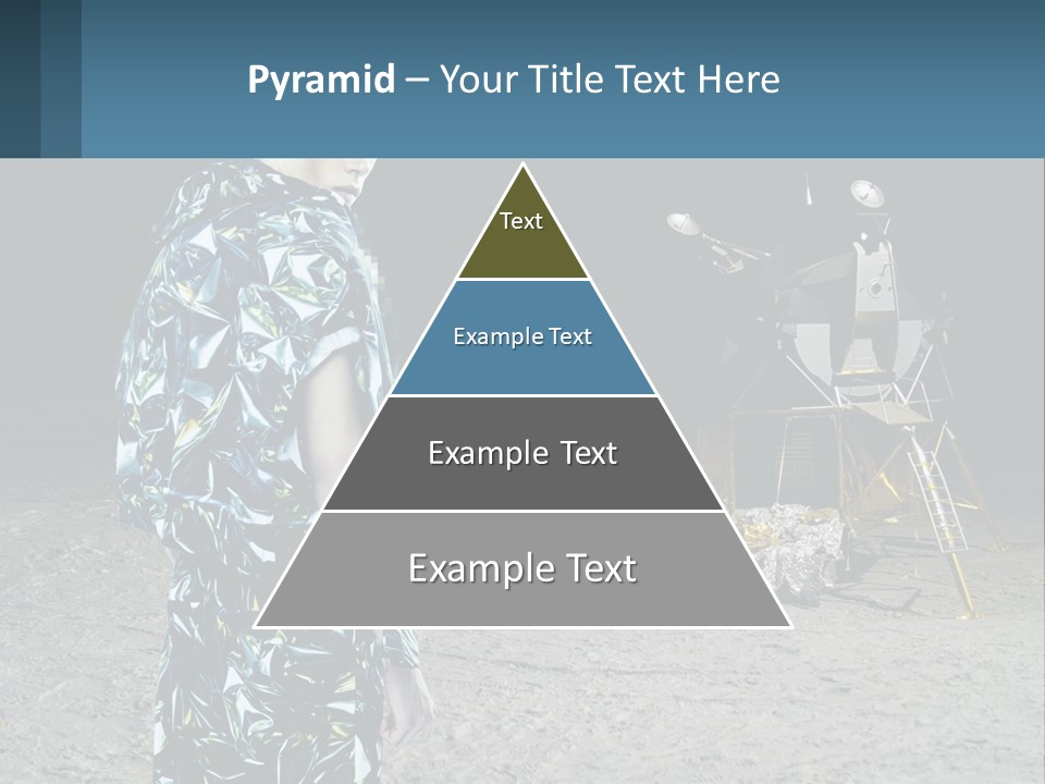 Space Lunar Astrounaut PowerPoint Template