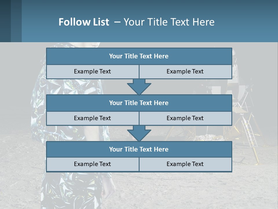 Space Lunar Astrounaut PowerPoint Template
