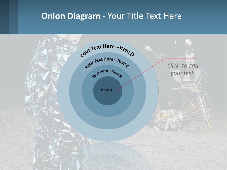 Space Lunar Astrounaut PowerPoint Template