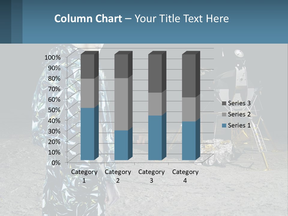Space Lunar Astrounaut PowerPoint Template