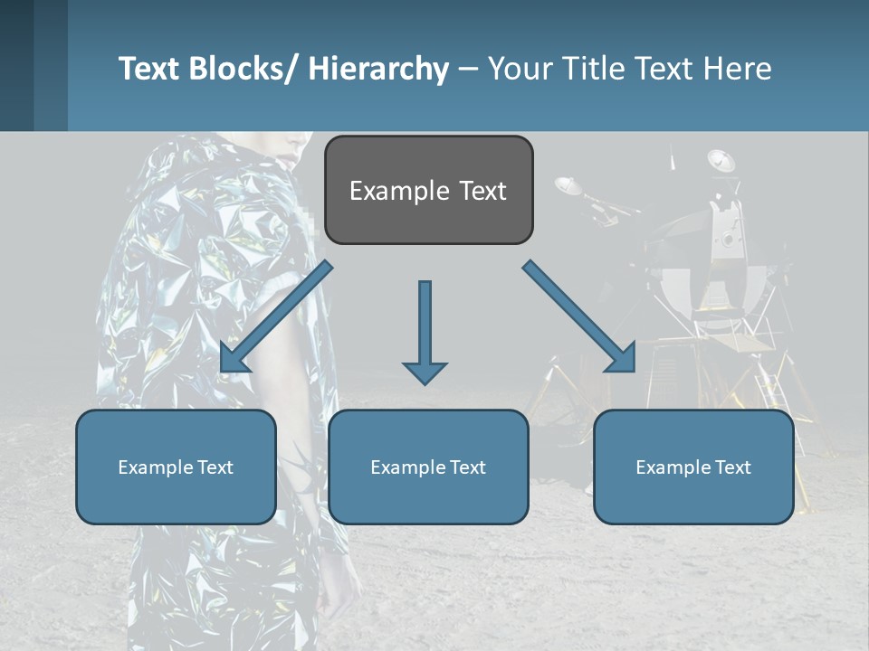 Space Lunar Astrounaut PowerPoint Template