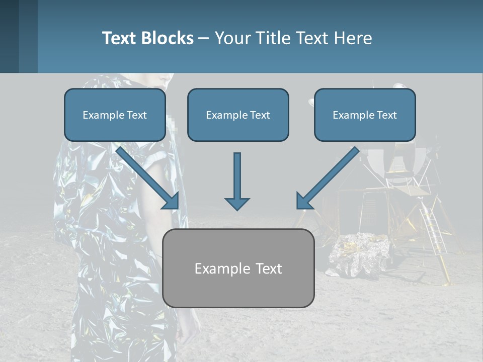 Space Lunar Astrounaut PowerPoint Template