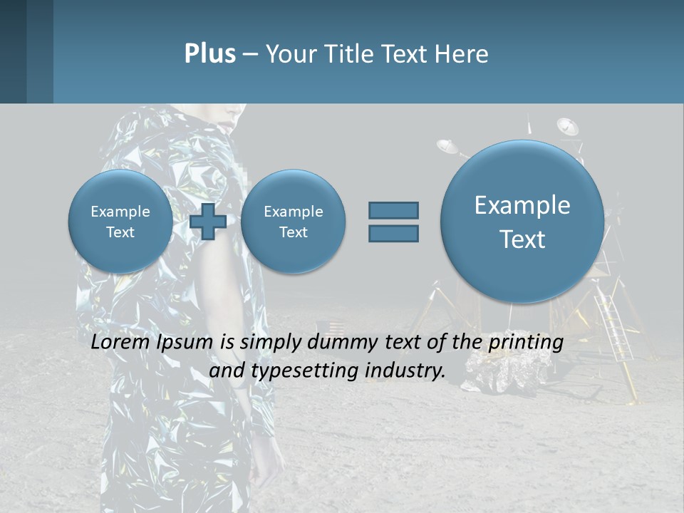 Space Lunar Astrounaut PowerPoint Template