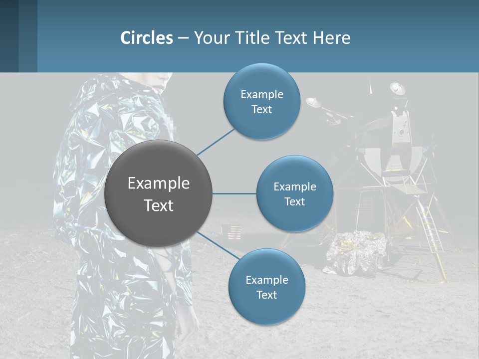 Space Lunar Astrounaut PowerPoint Template