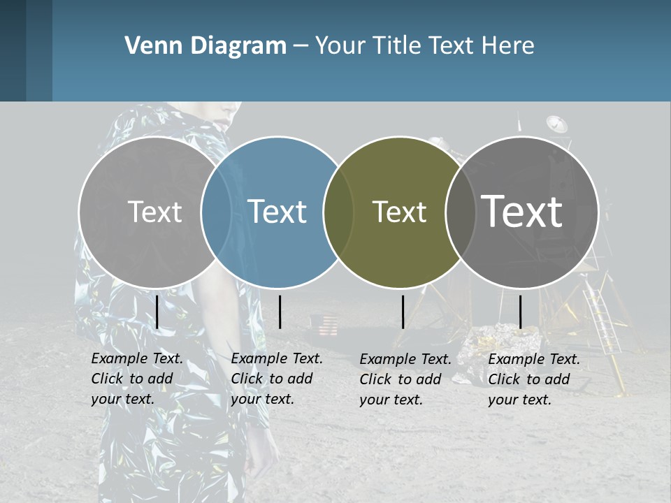 Space Lunar Astrounaut PowerPoint Template