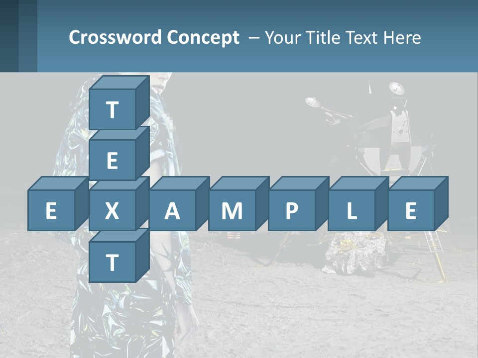 Space Lunar Astrounaut PowerPoint Template