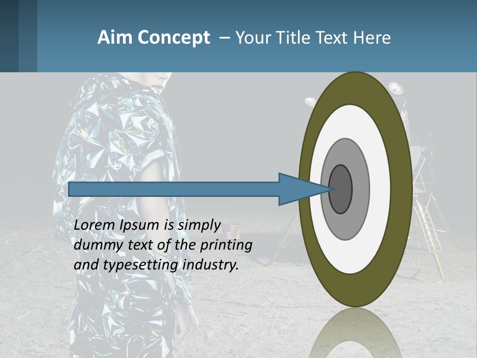 Space Lunar Astrounaut PowerPoint Template