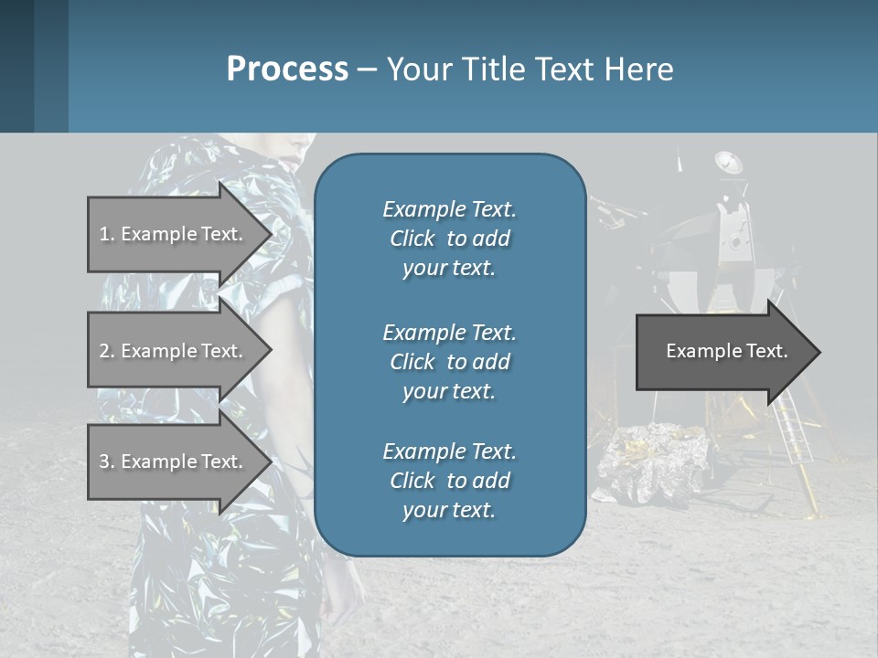 Space Lunar Astrounaut PowerPoint Template