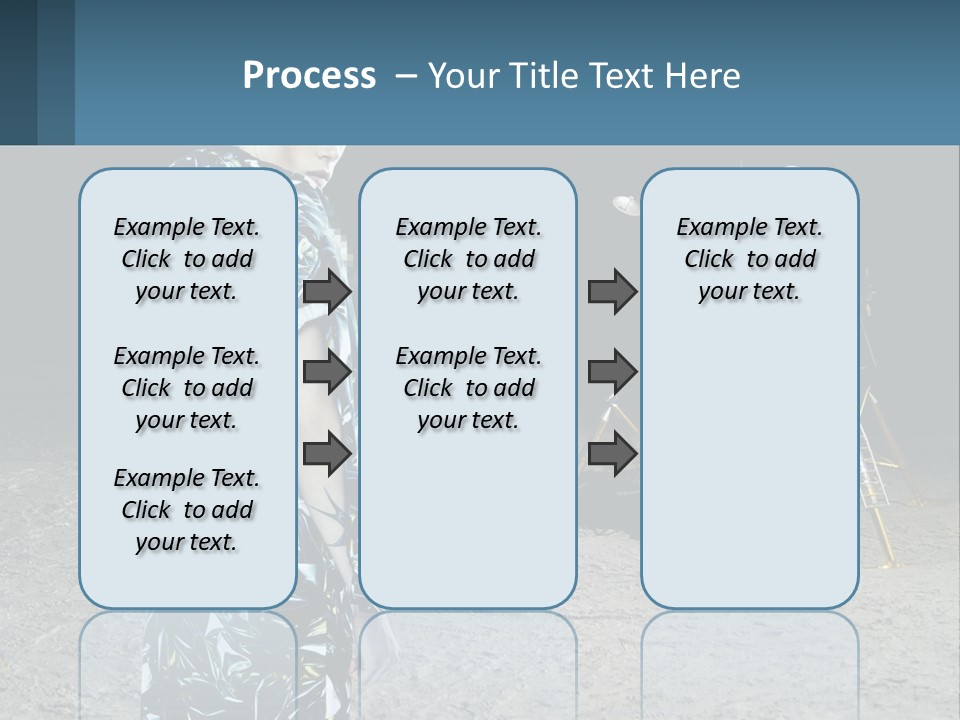 Space Lunar Astrounaut PowerPoint Template