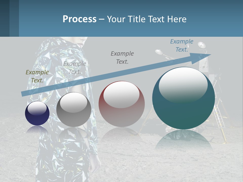 Space Lunar Astrounaut PowerPoint Template