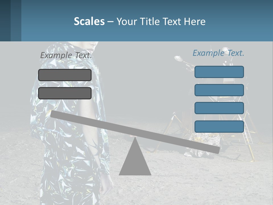 Space Lunar Astrounaut PowerPoint Template