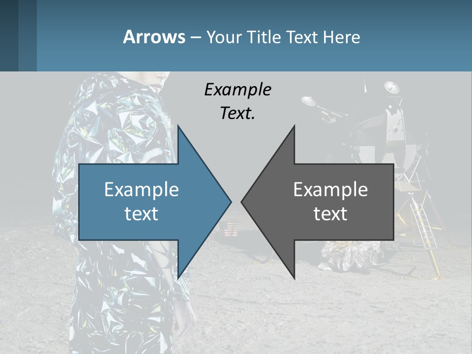 Space Lunar Astrounaut PowerPoint Template