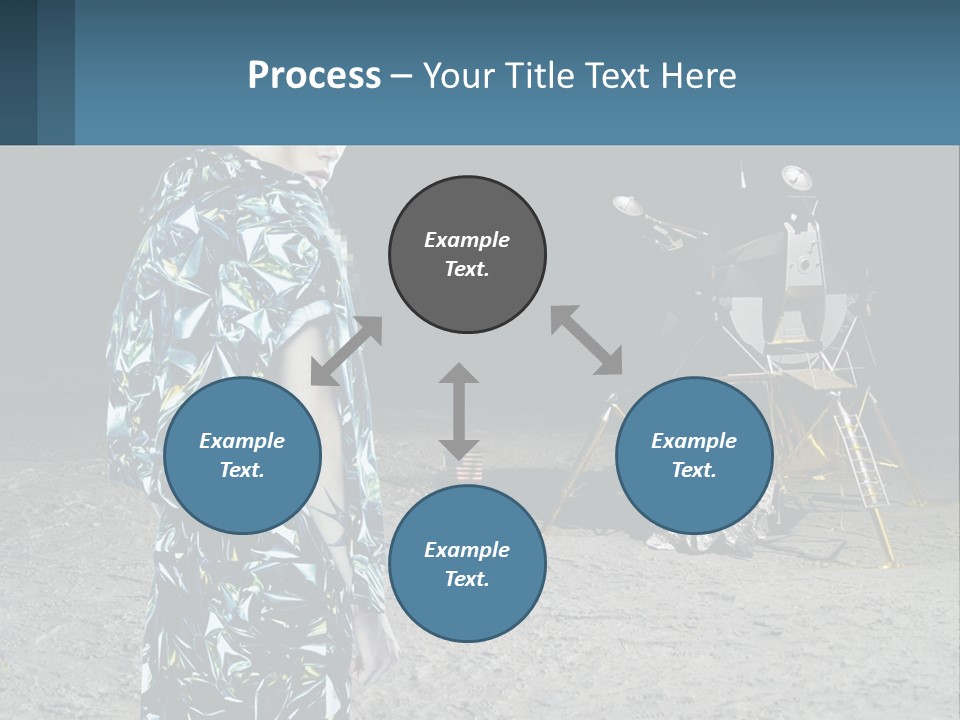 Space Lunar Astrounaut PowerPoint Template