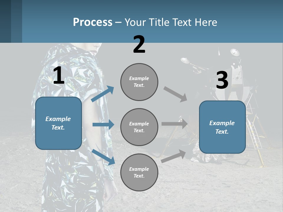Space Lunar Astrounaut PowerPoint Template