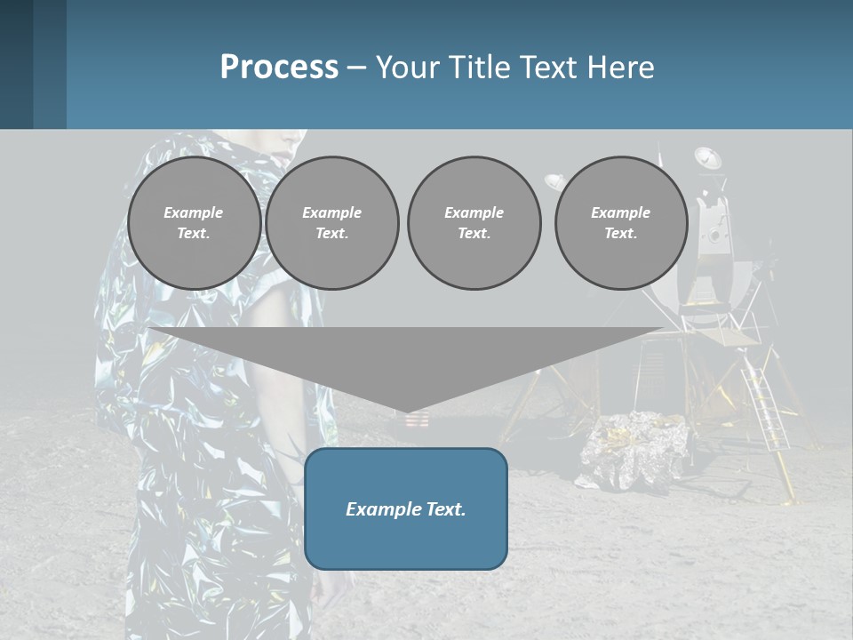 Space Lunar Astrounaut PowerPoint Template
