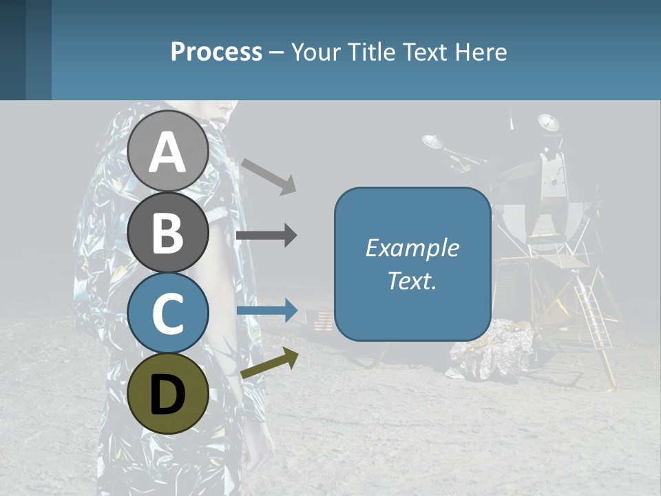 Space Lunar Astrounaut PowerPoint Template