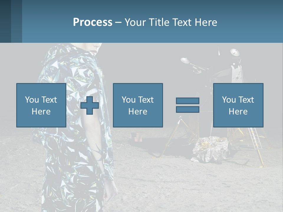 Space Lunar Astrounaut PowerPoint Template