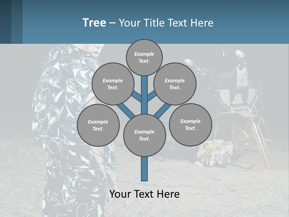 Space Lunar Astrounaut PowerPoint Template