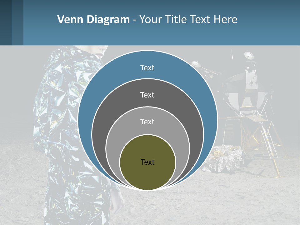 Space Lunar Astrounaut PowerPoint Template