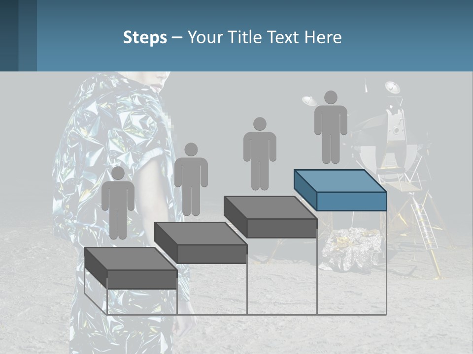 Space Lunar Astrounaut PowerPoint Template