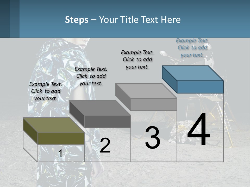 Space Lunar Astrounaut PowerPoint Template