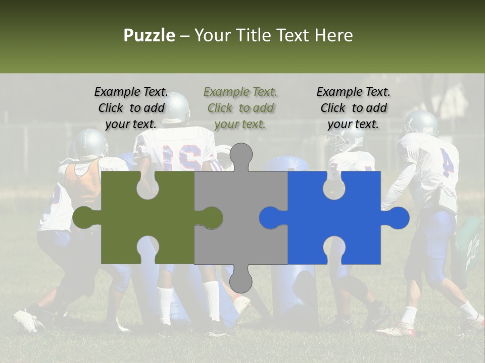 Instruction Teamwork Mens PowerPoint Template