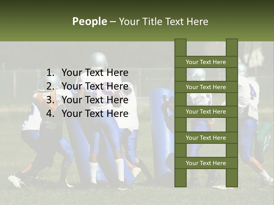 Instruction Teamwork Mens PowerPoint Template