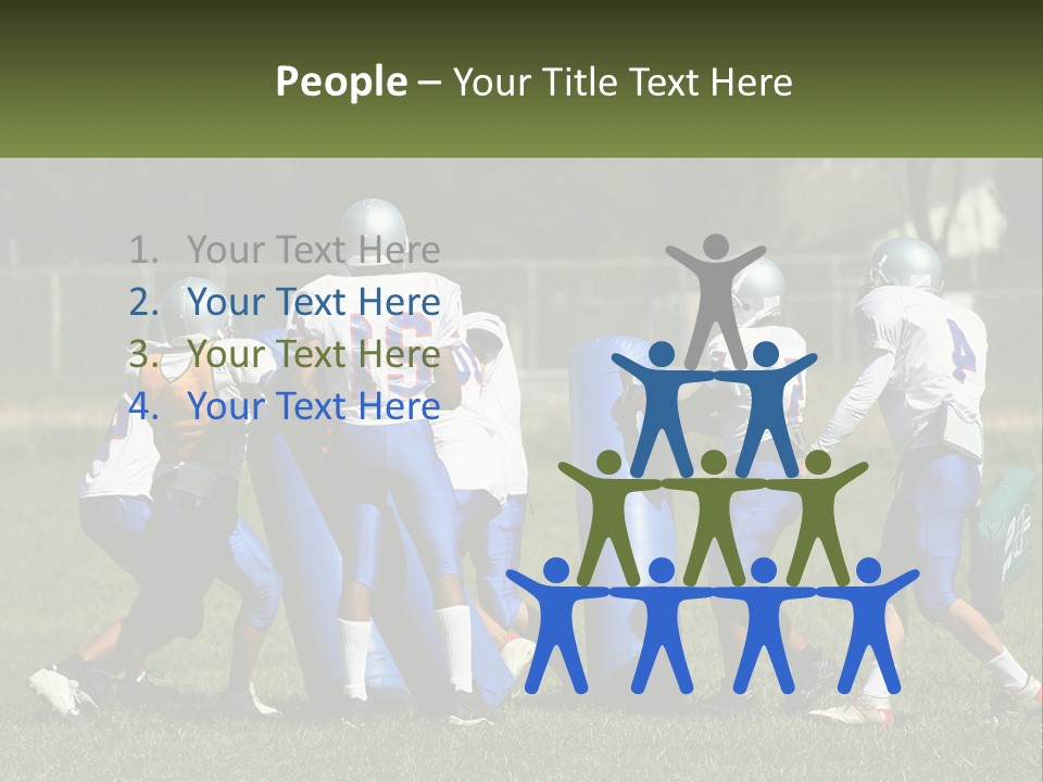 Instruction Teamwork Mens PowerPoint Template