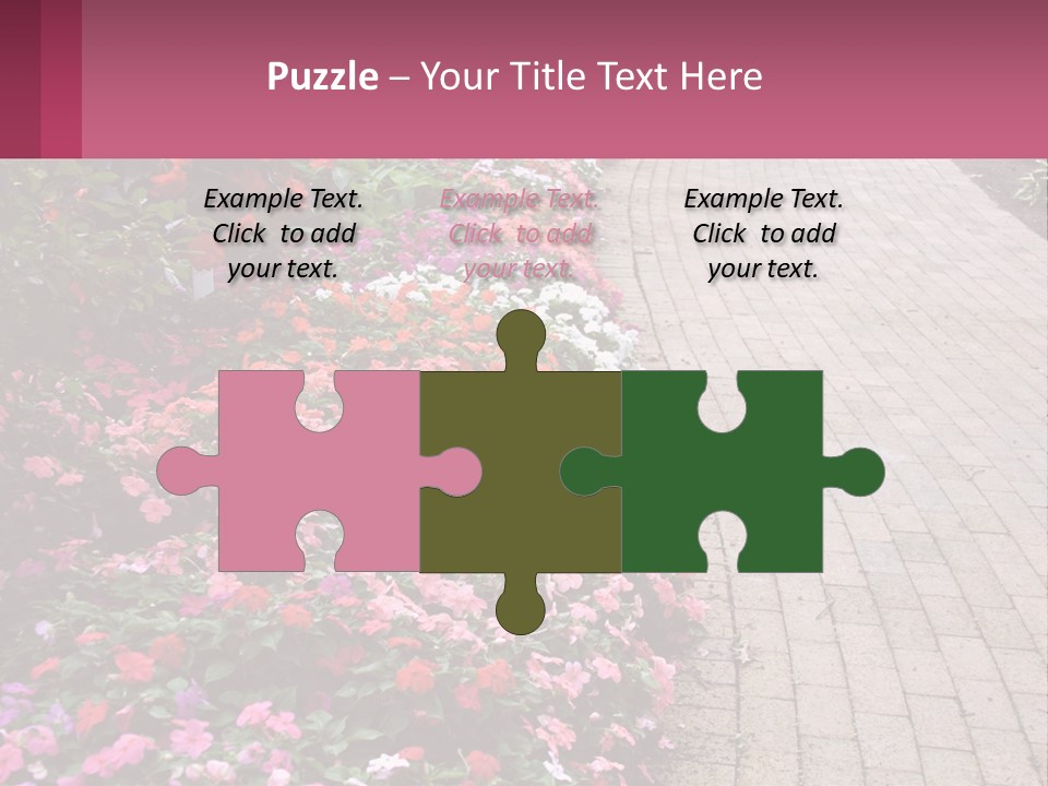 Flowers Blooming Colorful PowerPoint Template