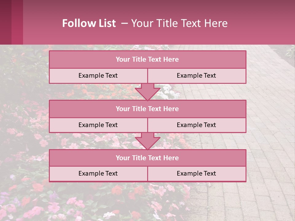 Flowers Blooming Colorful PowerPoint Template