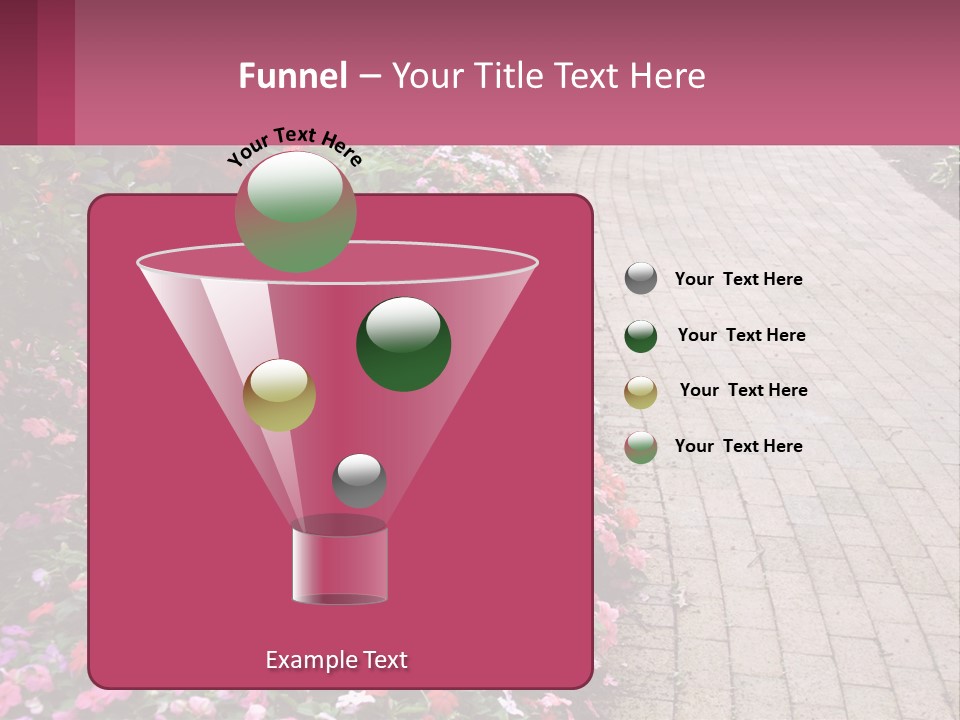 Flowers Blooming Colorful PowerPoint Template