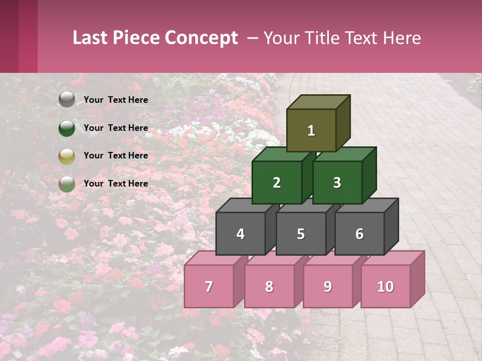 Flowers Blooming Colorful PowerPoint Template