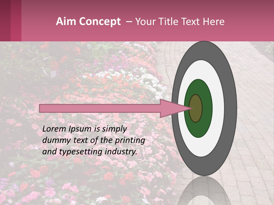 Flowers Blooming Colorful PowerPoint Template