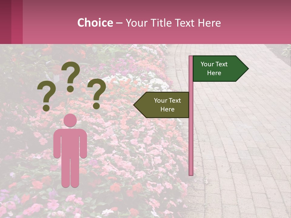 Flowers Blooming Colorful PowerPoint Template