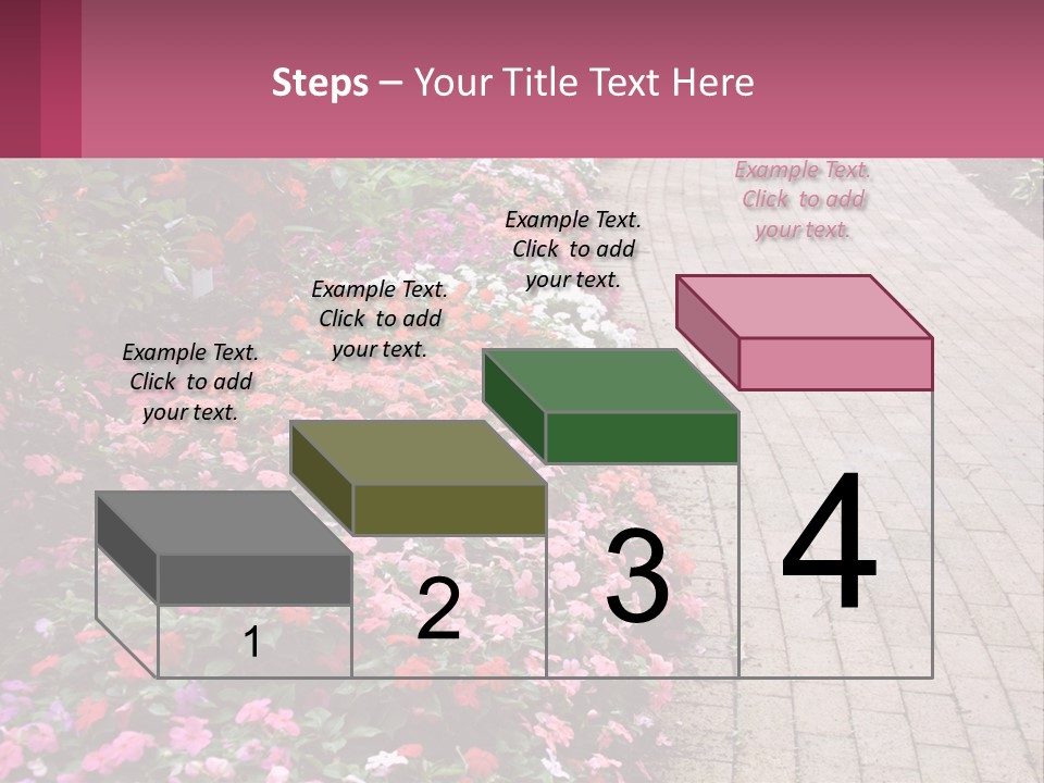 Flowers Blooming Colorful PowerPoint Template