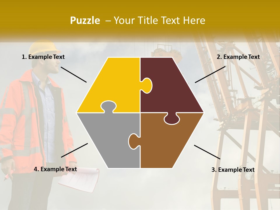Construction Helmet Import PowerPoint Template