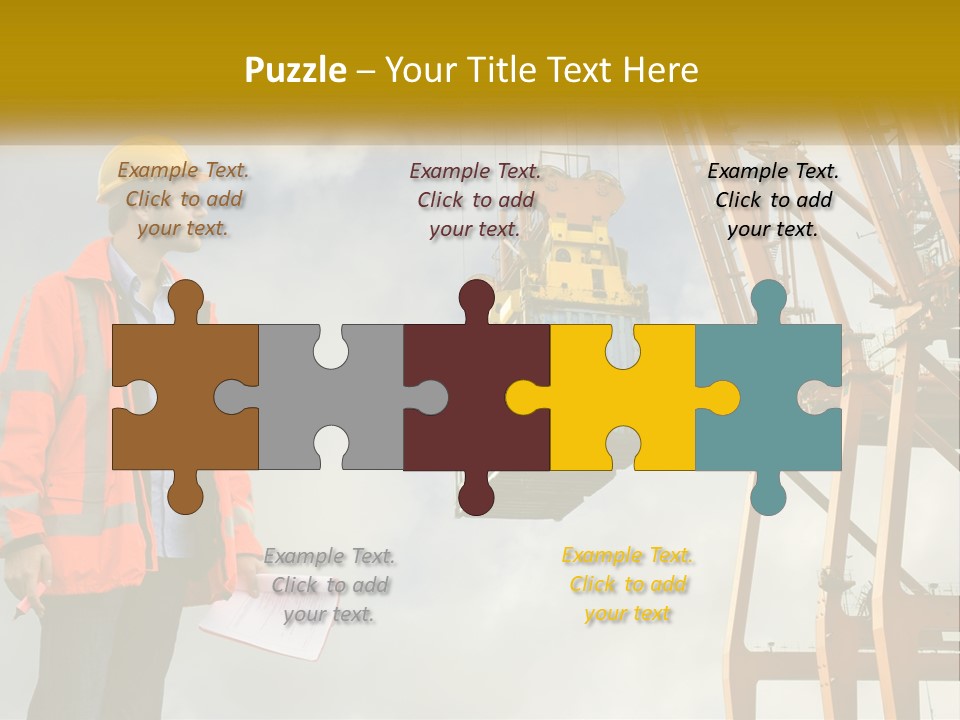 Construction Helmet Import PowerPoint Template