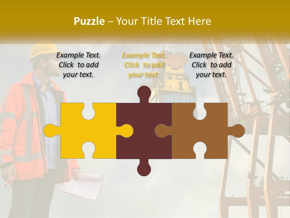 Construction Helmet Import PowerPoint Template