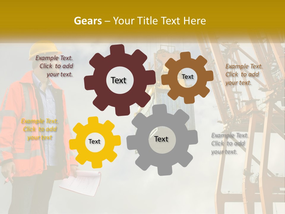 Construction Helmet Import PowerPoint Template