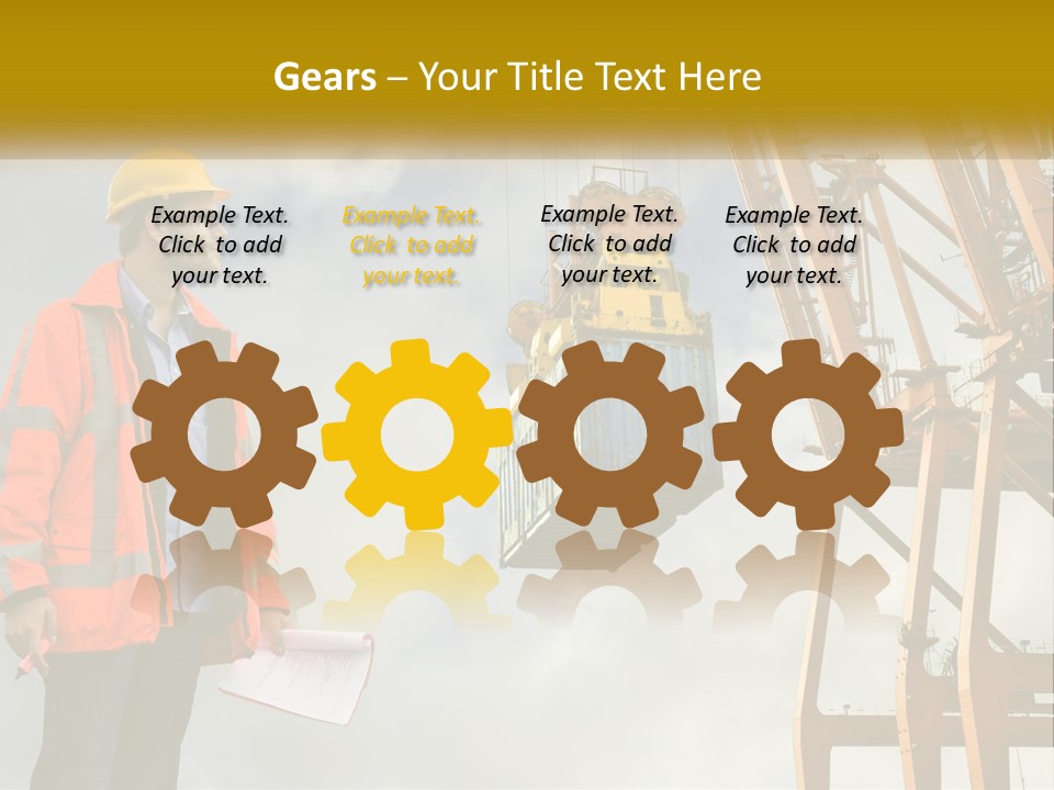 Construction Helmet Import PowerPoint Template