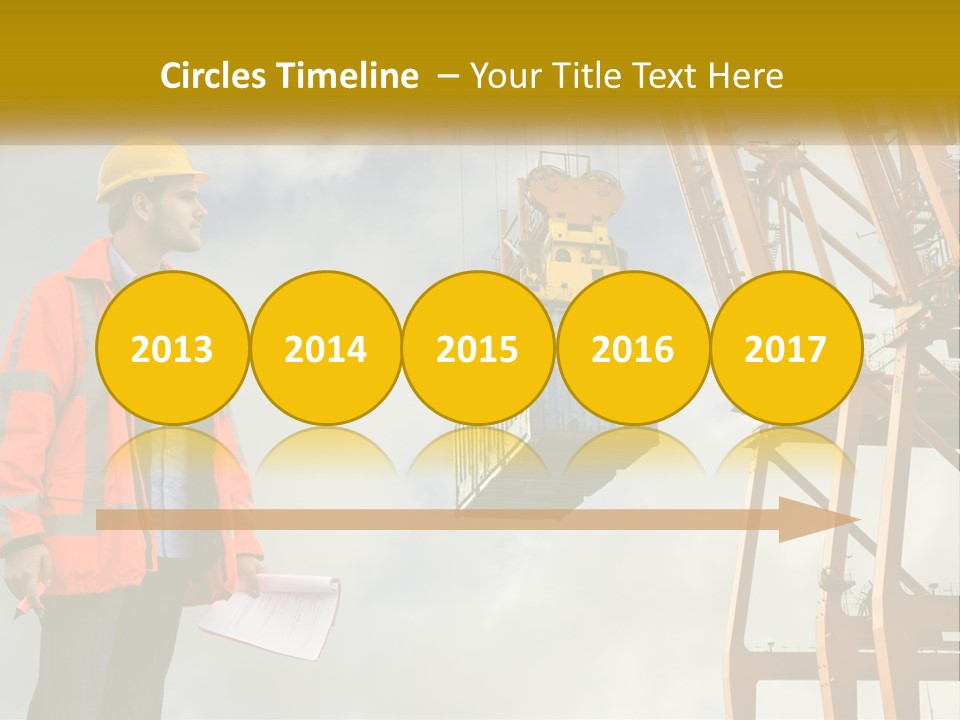 Construction Helmet Import PowerPoint Template