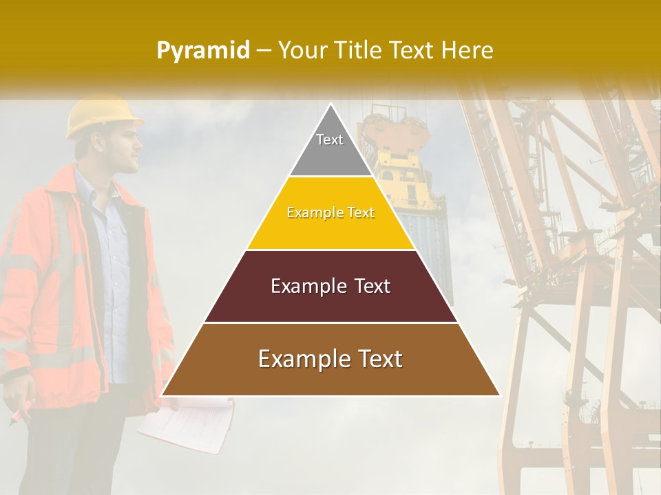 Construction Helmet Import PowerPoint Template