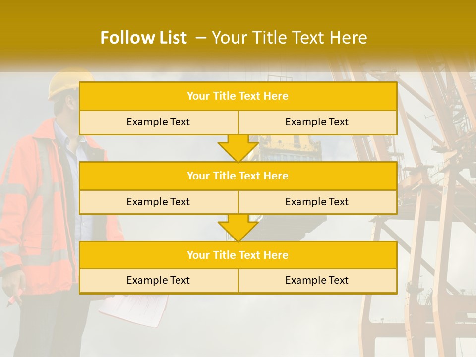 Construction Helmet Import PowerPoint Template