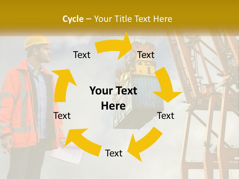 Construction Helmet Import PowerPoint Template
