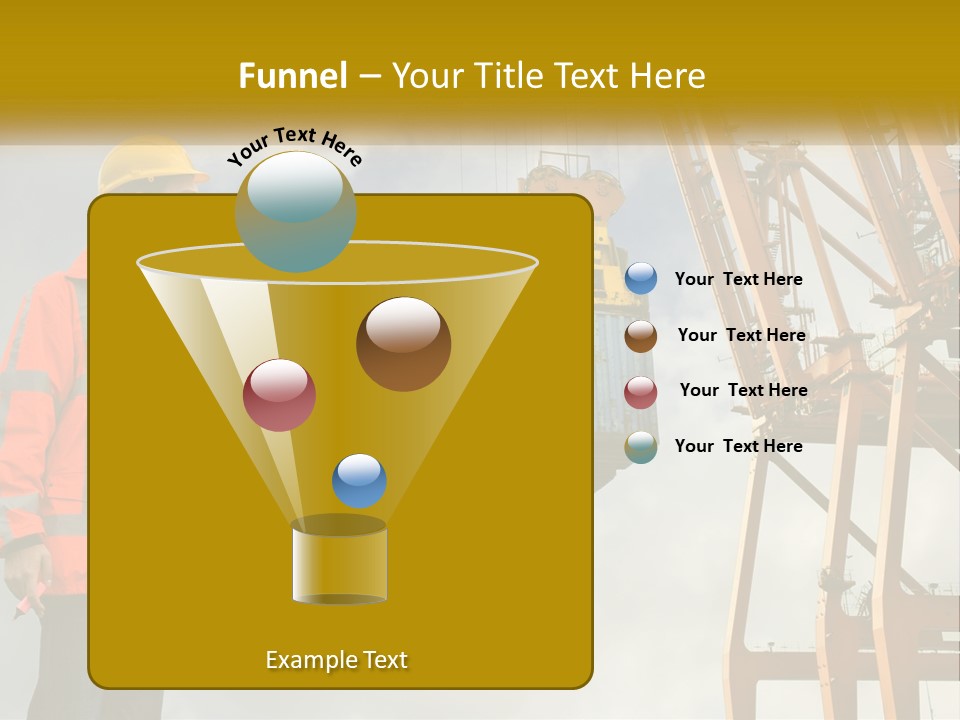 Construction Helmet Import PowerPoint Template