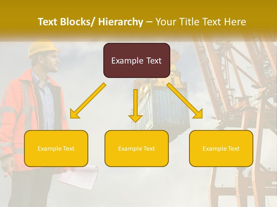 Construction Helmet Import PowerPoint Template