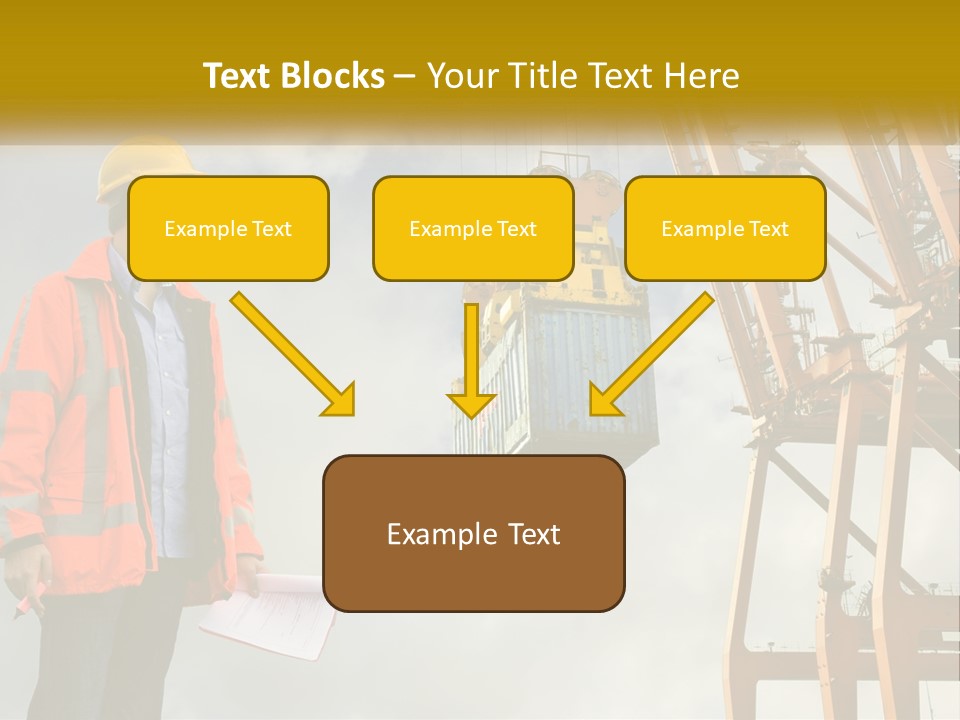 Construction Helmet Import PowerPoint Template