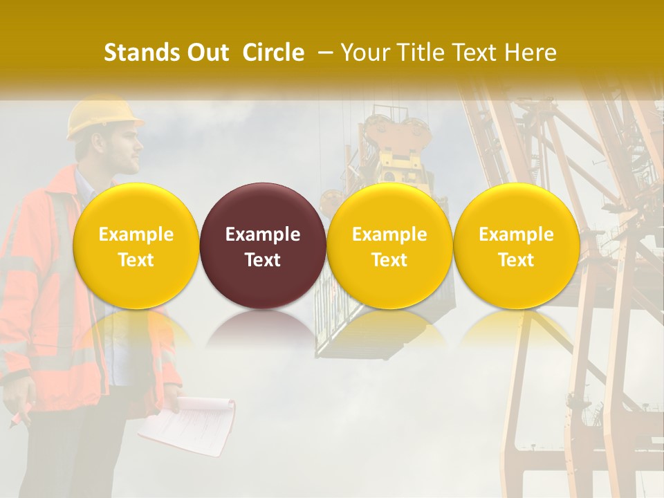 Construction Helmet Import PowerPoint Template