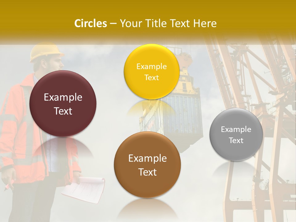 Construction Helmet Import PowerPoint Template